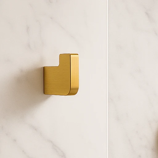 Percha Para Baño Brushed Gold Tecnobath