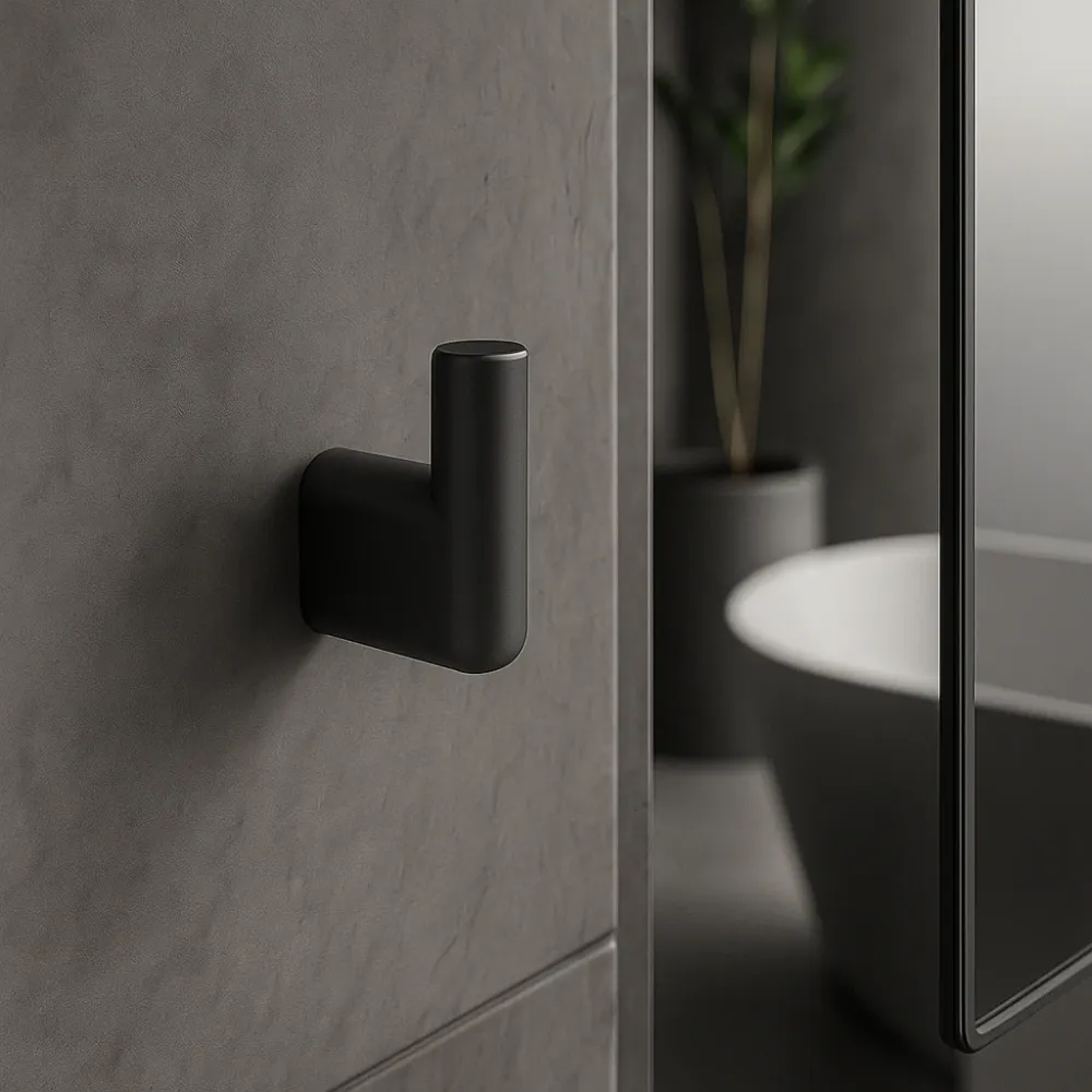Percha Para Baño Gris Oxford Tecnobath