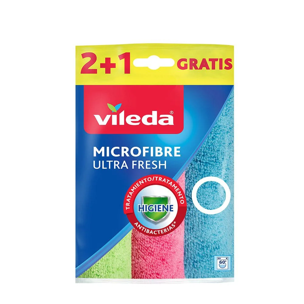 BAYETA MICROFIBRA ULTRAFRESH 2 + 1 uds VILEDA