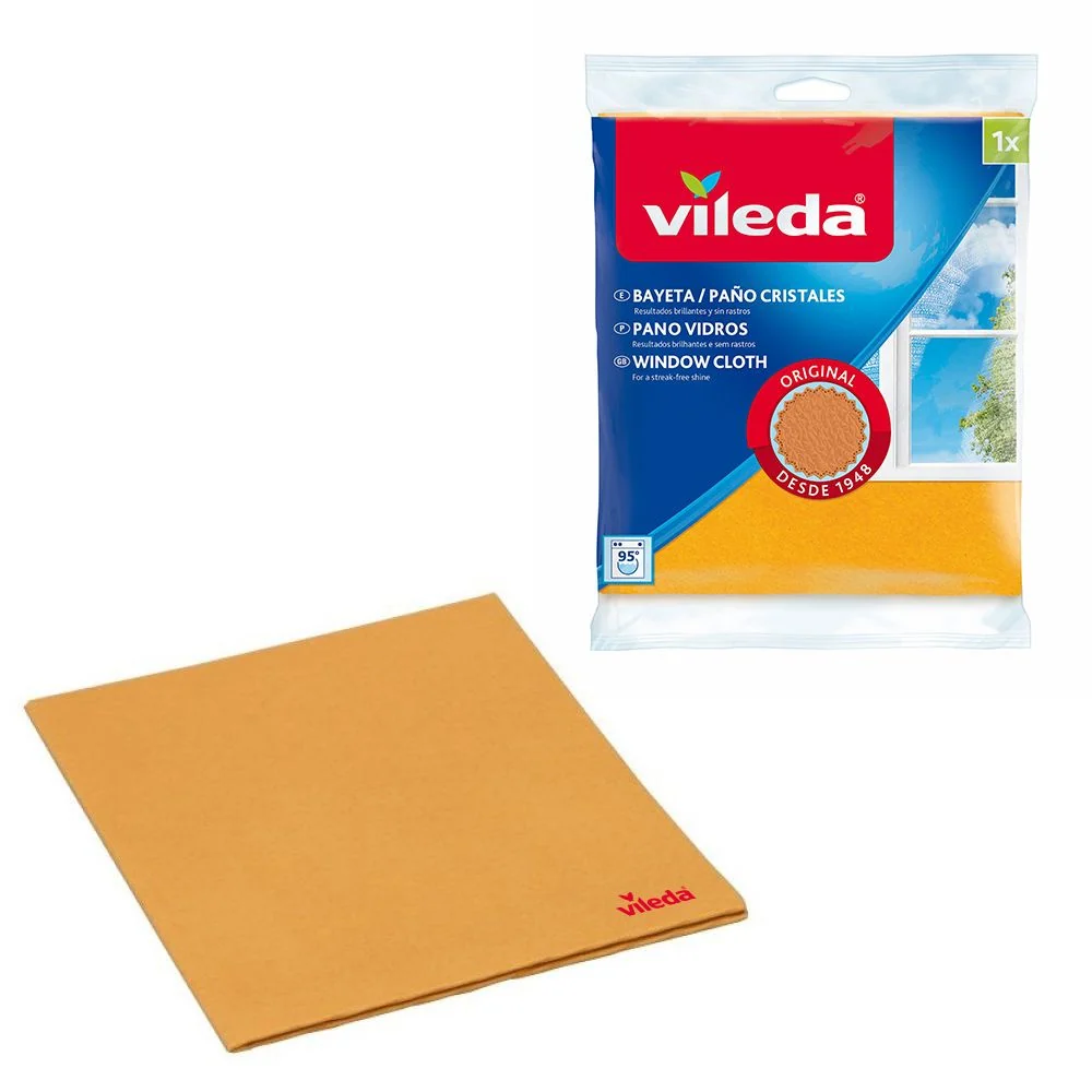 BAYETA PARA CRISTALES + 30% MICROFIBRA VILEDA