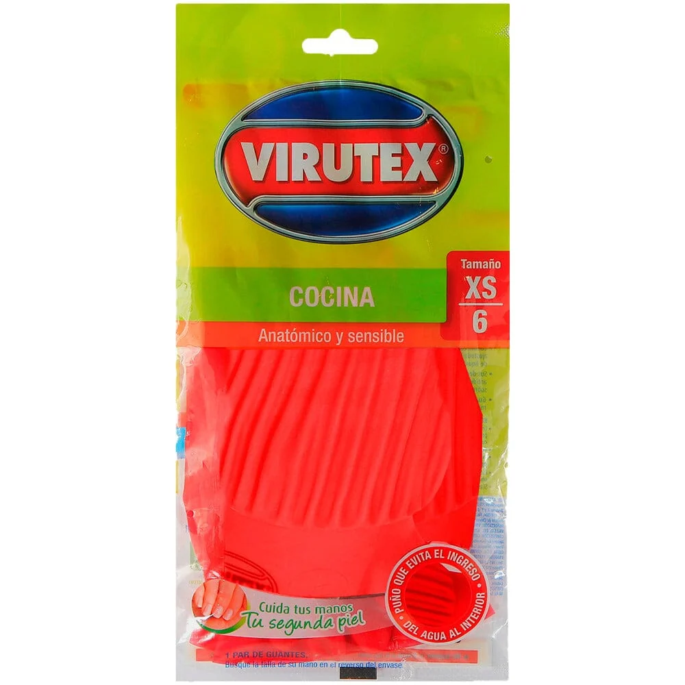 Guante Látex Multiuso Creativa Talla XS VIRUTEX
