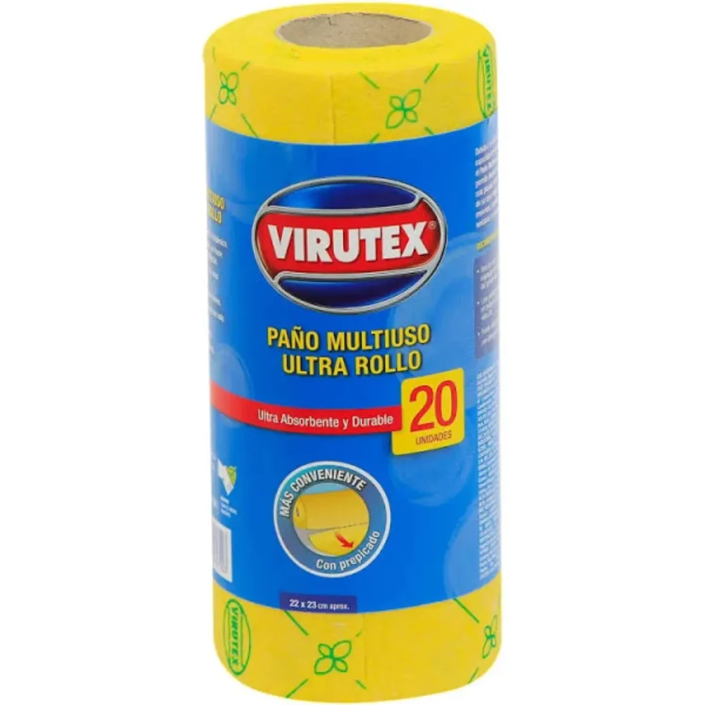 Paño Multiuso Rollo virutex 20 und