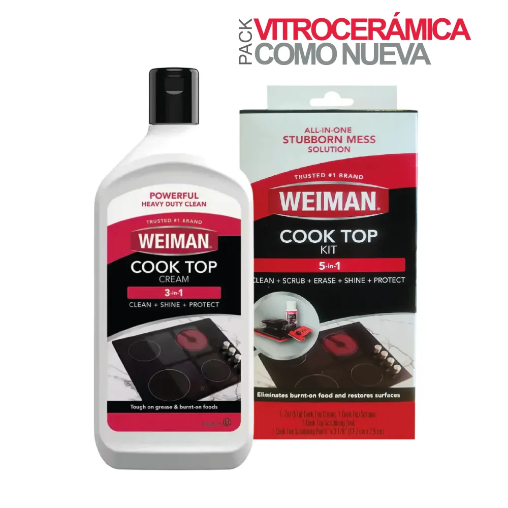Pack Vitrocerámica como nueva Weiman