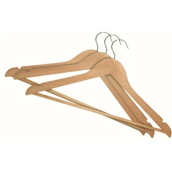 Percha de madera 3 piezas York