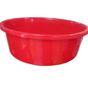 ZHU SH Red Plastic Water Basin 39cm