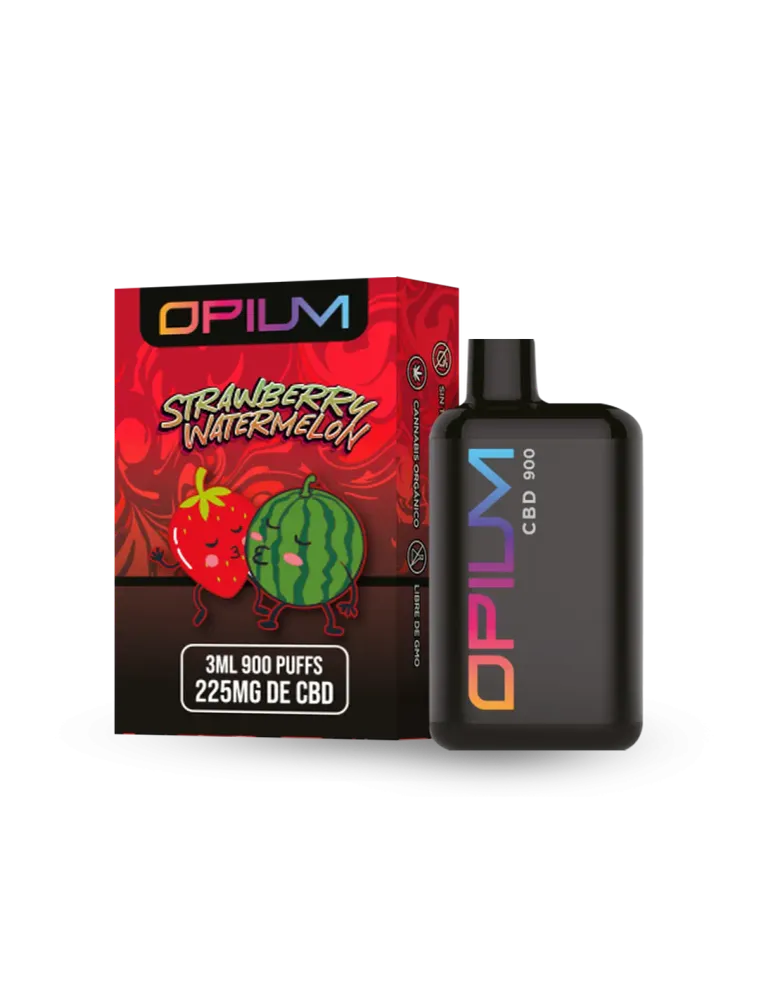 Pod Desechable Strawberry Watermelon CBD - OPIUM