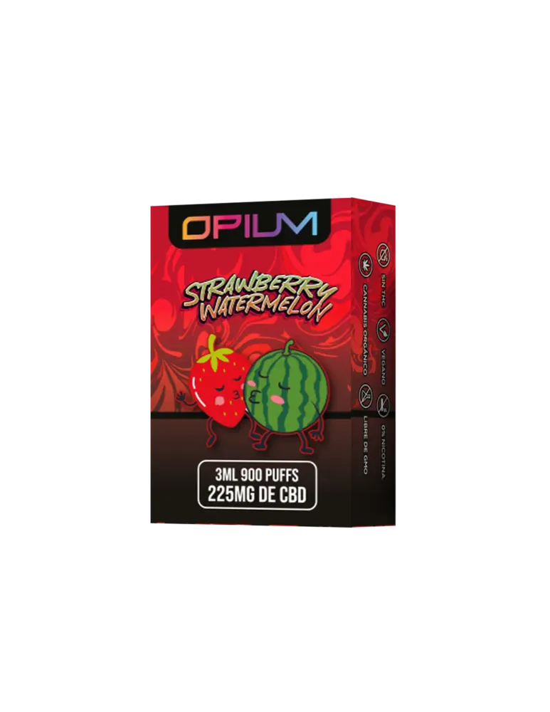 Pod Desechable Strawberry Watermelon CBD - OPIUM